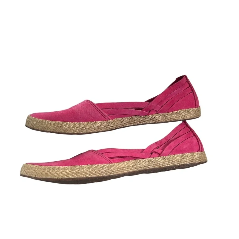 UGG Cicily Pink Slip On Sandal Espadrille size 8.5